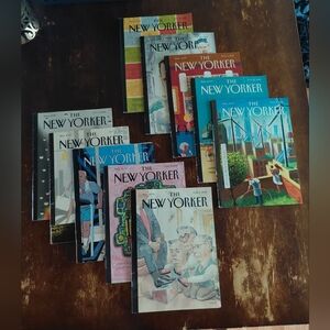Collection of vintage The New Yorker magazines